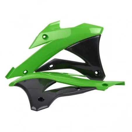 Ieftin Carene laterale rezervor/radiator Polisport 8417300001 GREEN/BLACK