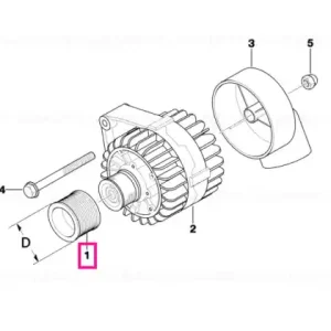 Roată alternator DB=49MM - BMW Nu rata