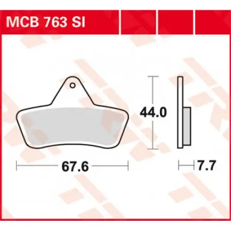 Placute frana TRW MCB763SI   SINTER OFFROAD Ofertă de sezon