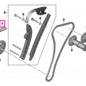 Doar azi Intinzator lant distributie - BMW Motorrad K01 (G 310 RR), K02 (G 310 GS), K03 (G 310 R), K18 (C 600 Sport, C 650 Sport), K19 (C 650 GT)
