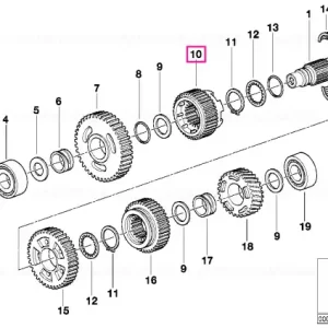 Roată dințată treapta 4 - BMW Motorrad Reducere