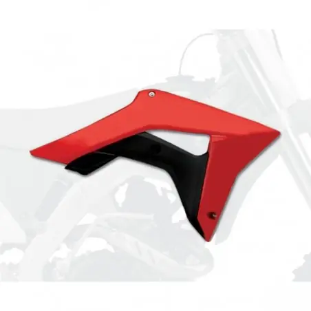 Carene laterale rezervor/radiator Polisport 8414800001 RED/BLACK Ultima șansă