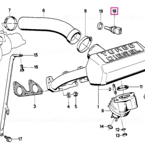 Senzor temperatura aer 2500-OHM - BMW Reducere specială