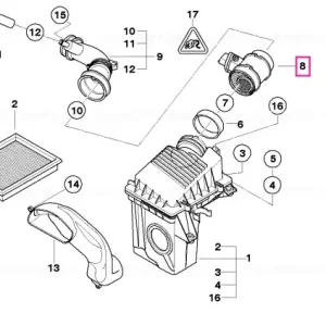 Debitmetre aer film incins - BMW - Mini Doar azi