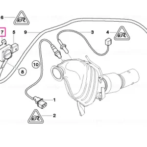 Reducere extra Suport senzor presiune esapament - BMW
