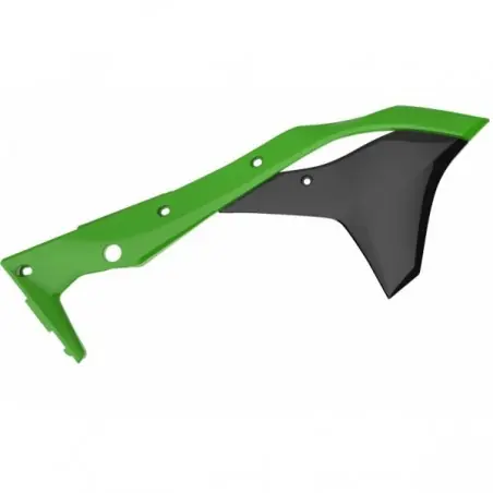 Carene laterale rezervor/radiator Polisport 8412300001 BLACK/GREEN Ultima șansă