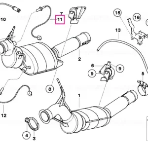 Senzor temperatura L=340 - BMW Preț mic