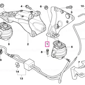 Reduceri Consola suport motor stanga - BMW