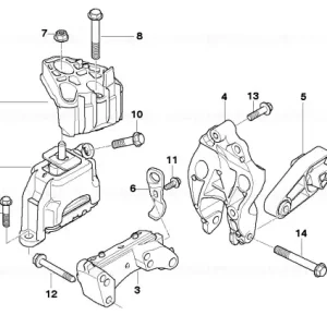 Ofertă limitată Tampon motor - Mini Cabrio R57, Clubman R55, Countryman R60, Paceman R61, R56