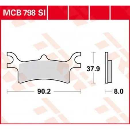 Retur ușor Placute frana TRW MCB798SI   SINTER OFFROAD