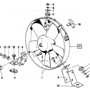 Carcasă ventilator BOSCH - BMW Comandă acum