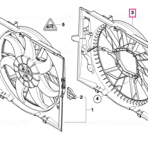 Carcasă ventilator - BMW Reducere specială