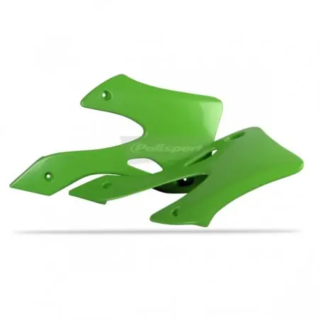 Ofertă exclusivă Carene laterale rezervor/radiator Polisport 8419200002 GREEN
