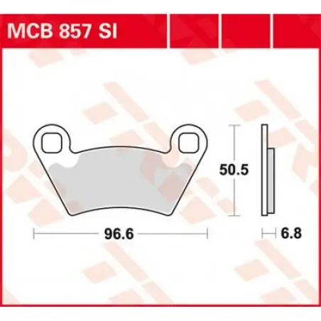 Placute frana TRW MCB857SI   SINTER OFFROAD Vezi acum