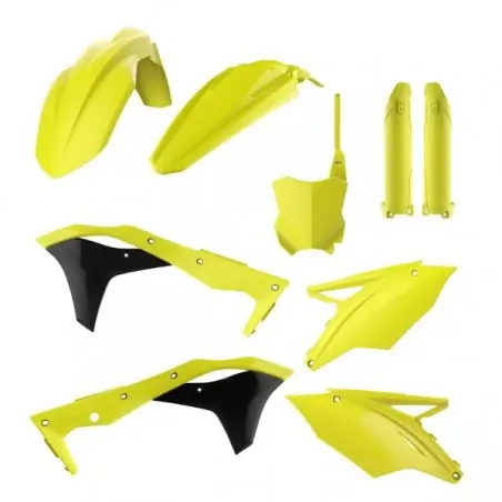 Cumpărături sigure Kit plastice Polisport  FLUO YELLOW 90743