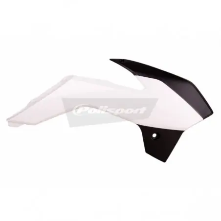 Carene laterale rezervor/radiator Polisport 8416700002 BLACK/WHITE Expediere rapidă