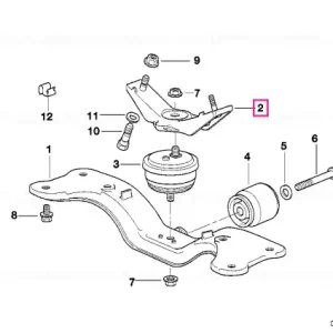 Reduceri Adaptor grinda transversala cutie viteze - BMW