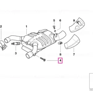 Șurub conic M8X50 - BMW Motorrad Calitate înaltă