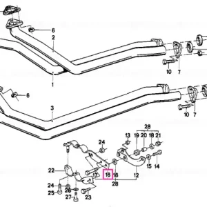Bestseller Set piese montare țeavă 42mm - BMW