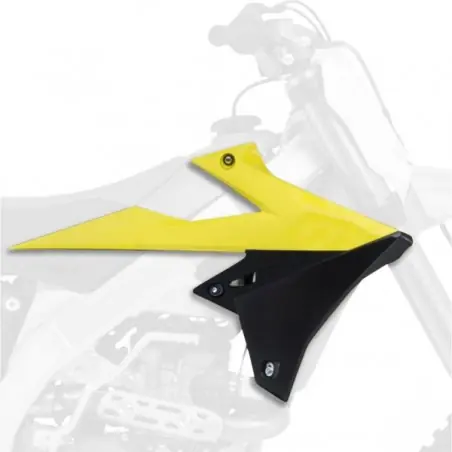 Premium Carene laterale rezervor/radiator Polisport 8421100001 YELLOW/BLACK
