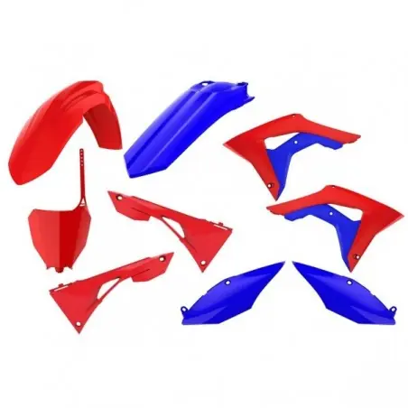 Retur gratuit Kit plastice Polisport  CRF17- RED/BLUE 90791