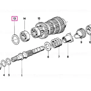 Plată securizată Spacer 37X47X0,35 - BMW Motorrad