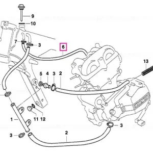 Furtun 6X12X1000 - BMW Motorrad Ofertă exclusivă
