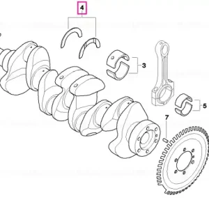 Șaibă ghidaj superior (0) - BMW - Mini Expediere rapidă