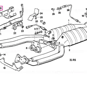 Suport sonda lambda MOTRONIC 1.2 - BMW Retur ușor