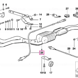 Sonda oxigen BOSCH/L=450MM - BMW Noutate