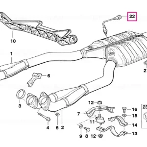 Sonda oxigen L=570MM - BMW Premium