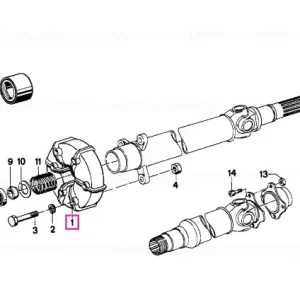Cel mai bun preț Cuplaj universal LK=96MM/D=133MM - BMW