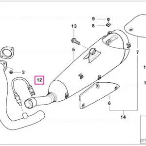 Senzor oxigen NGK 6 OHM - BMW Motorrad Preț promoțional