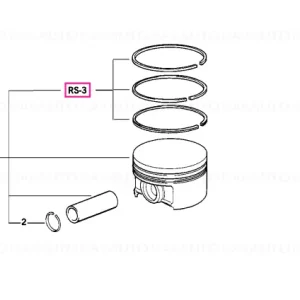 Bestseller Kit reparație segmenti piston 85,965MM(0) - BMW