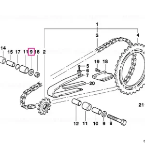 Șaibă 8,5X24X2 - BMW Motorrad Livrare gratuită