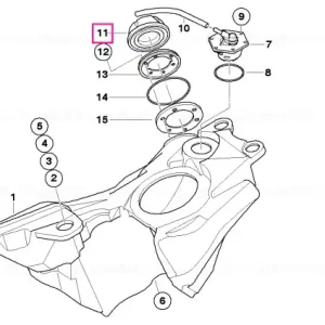Disponibil imediat Capac rezervor - BMW Motorrad