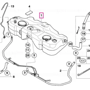 Noutate Rezervor combustibil plastic 50L 50 L - BMW - Mini
