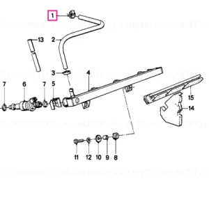 Colier furtun D=13 - BMW Motorrad Popular