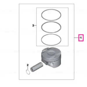 Retur ușor Piston Mahle (0) - BMW
