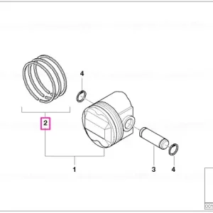 Reduceri Kit reparatie inele piston - BMW Motorrad