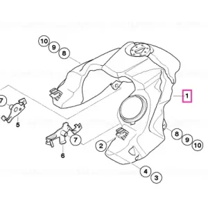 Rezervor combustibil - BMW Motorrad Ofertă exclusivă