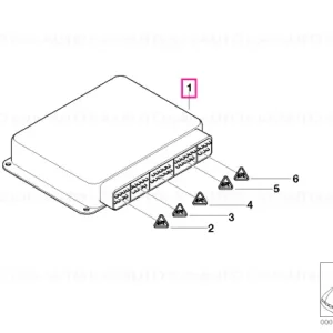 Transport gratuit Exch. control unit DME programmed ME9.2 / EK924 - BMW