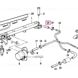 Reducere extra Kit furtun și colier .65MM/FPM - BMW