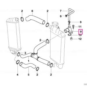 Racord lichid răcire - BMW Motorrad Reducere