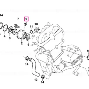 Premium Senzor temperatura M10X1 - BMW Motorrad