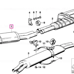 Silențiator frontal - BMW Vezi acum