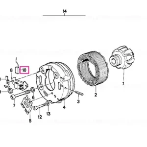 Retur ușor Set perii carbon - BMW Motorrad
