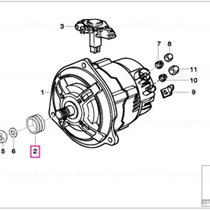 Noutate Roata alternator D=58,7MM - BMW Motorrad