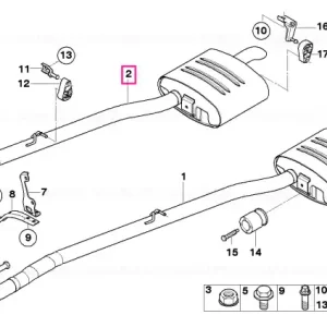Amortizor posterior - BMW Doar azi