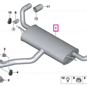 Amortizor posterior - BMW Nu rata